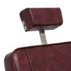 Fotel barberski Hair System BM88066 bordowy